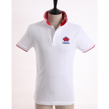 Kundenspezifische gestickte Qualitäts-Baumwollmänner Polo-T-Shirts